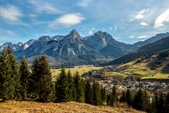 Blick auf die Sonnenspitze 