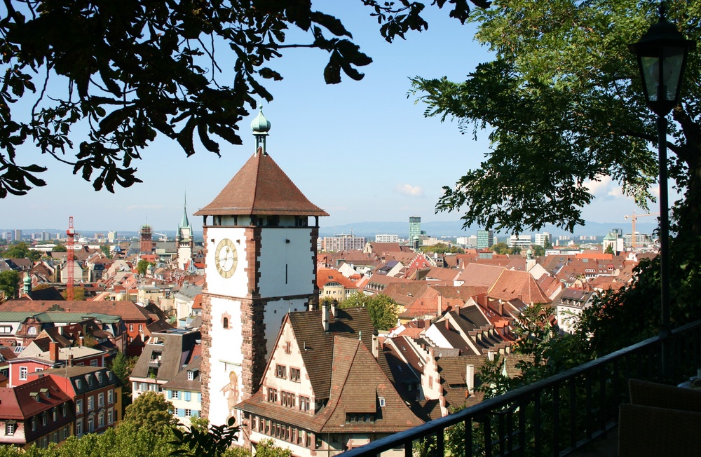 Blick auf die sonnigste Stadt Deutschlands