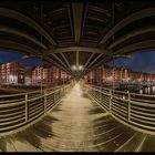 Blick auf die Speicherstadt