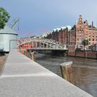 Blick auf die Speicherstadt