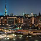 Blick auf die Speicherstadt