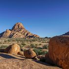 Blick auf die Spitzkoppe in Namibia.