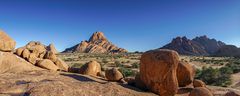 Blick auf die Spitzkoppe in Namibia.