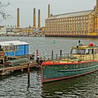 Blick auf die Spree in Berlin Niederschöneweide