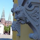 Blick auf die St. Lambertikirche