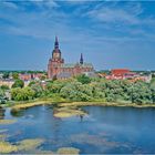 Blick auf die St.-Marien-Kirche zu Stralsund...