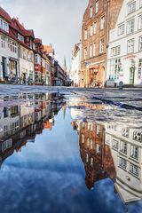 Blick auf die St. Nicolaikirche in Lüneburg