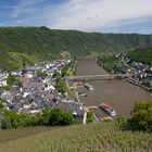 Blick auf die Stadt Cochem an der Mosel