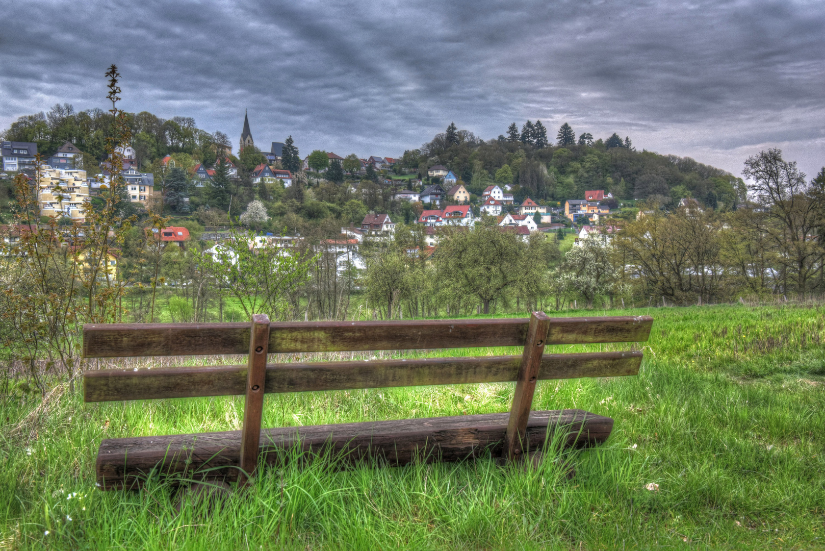 Blick auf die Stadt Homberg Ohm