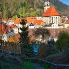 Blick auf die Stadt Königstein