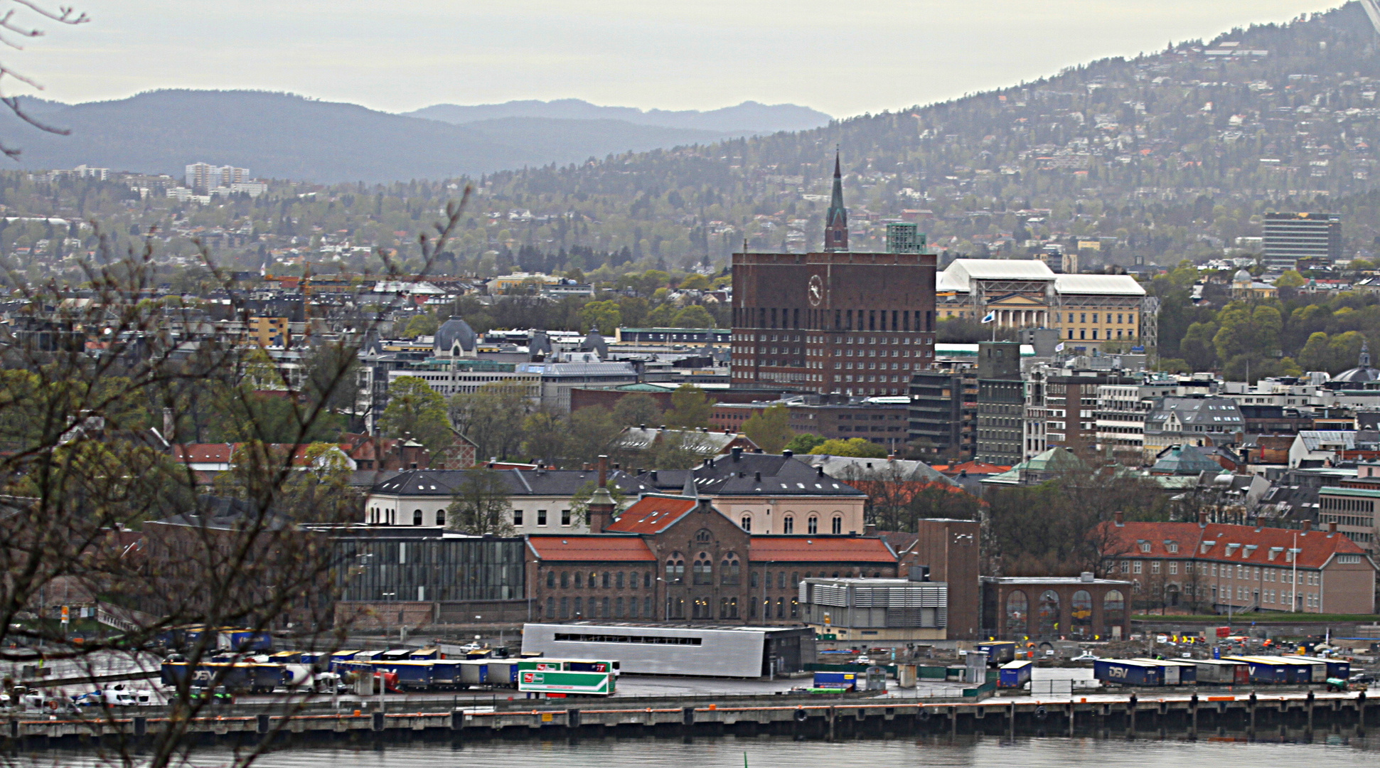 Blick auf die Stadt Oslo