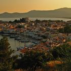 Blick auf die Stadt Pythagorion auf der griechischen Insel Samos