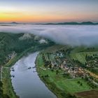 Blick auf die Stadt Rathen