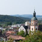 Blick auf die Stadt Tiengen