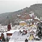 Blick auf die Stadt und Burg von Wertheim