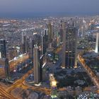 Blick auf die Stadt vom Burj Khalifa