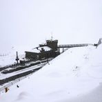 Blick auf die Station "Gornergrad " der gleichnamigen Bahn