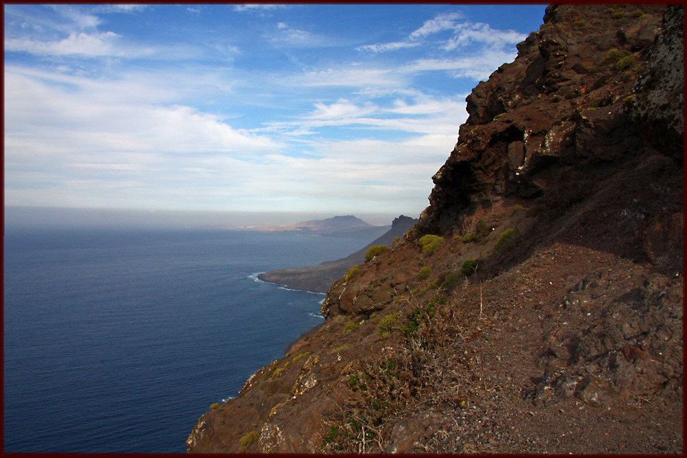 Blick auf die Steilküste Gran Canaria