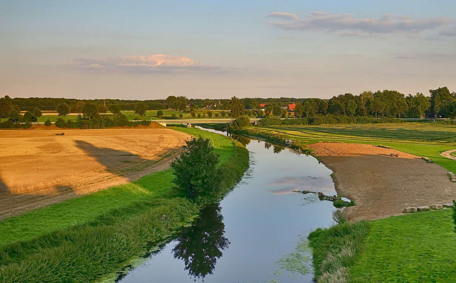 Blick auf die Steverauen