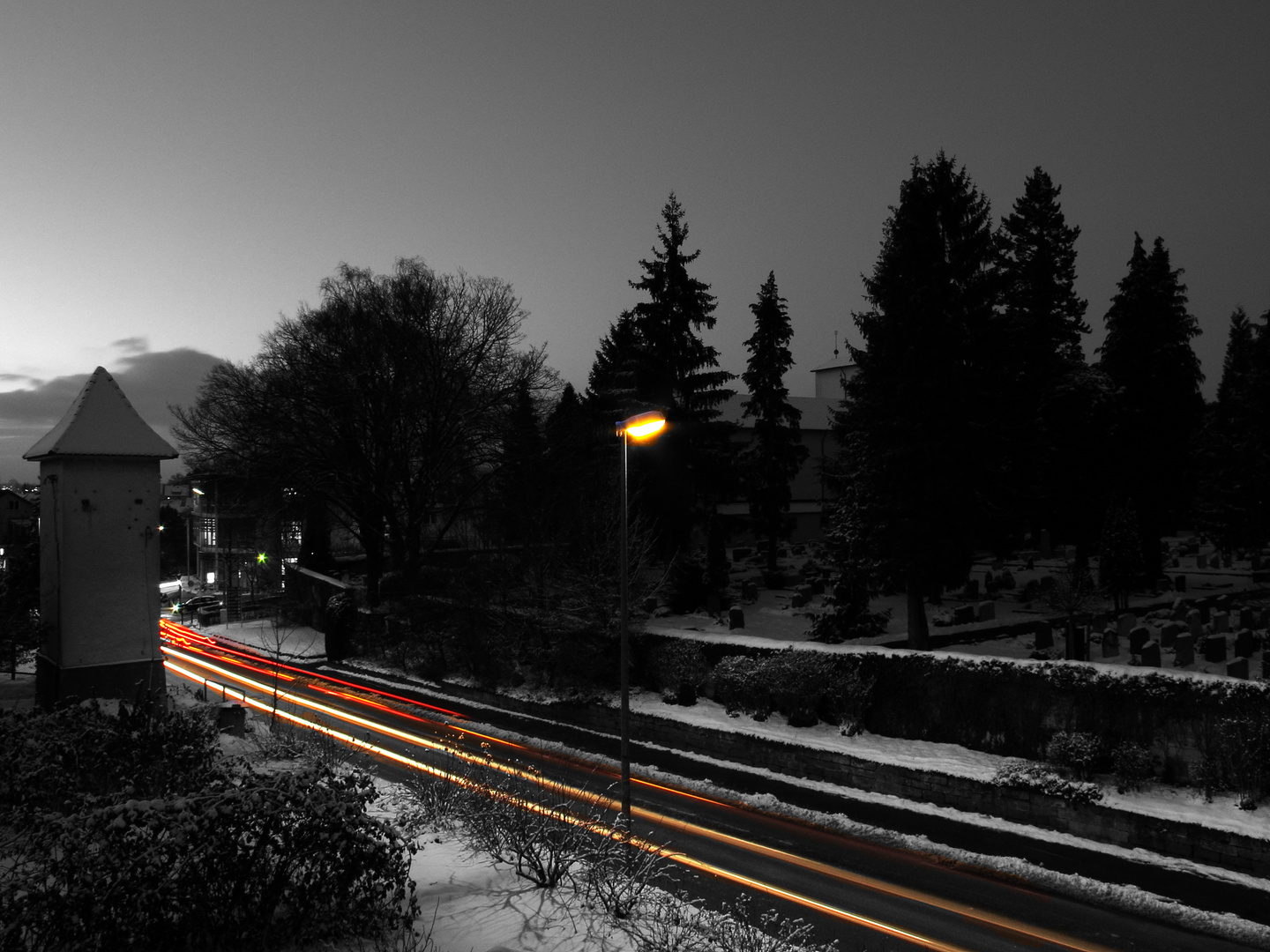 Blick auf die Straße