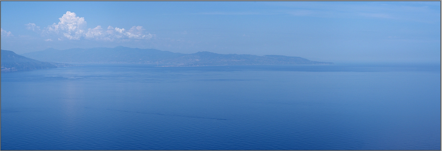 Blick auf die Straße von Messina