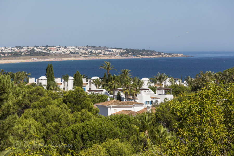 Blick auf die Südküste Portugals ( Algarve)