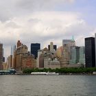 Blick auf die Südspitze von Manhattan, mit Blick auf den Battery Park