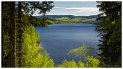 Blick auf die Talsperre Eibenstock