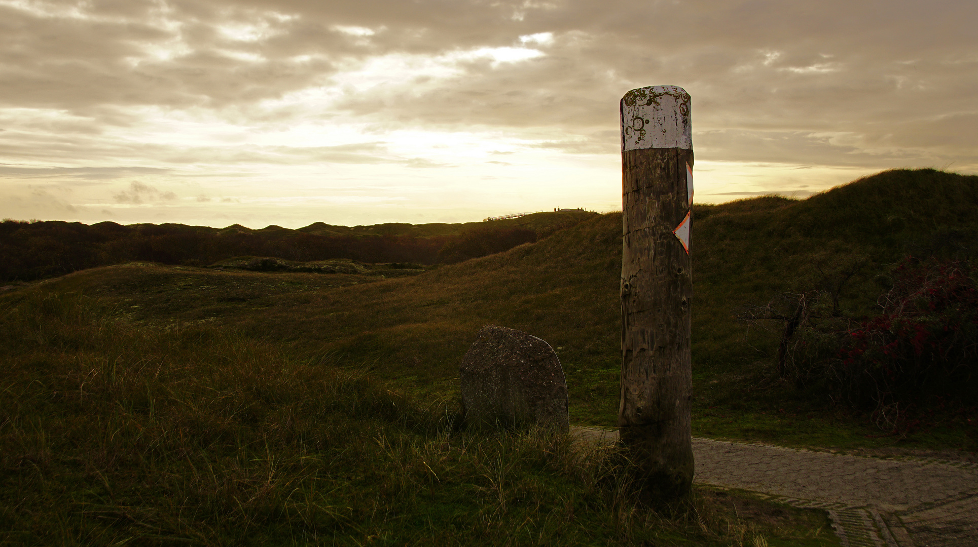 Blick auf die Thalassoplattform(Aussichtsdüne)