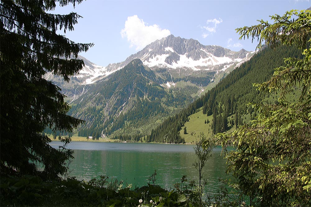 Blick auf die Tiroler Berge