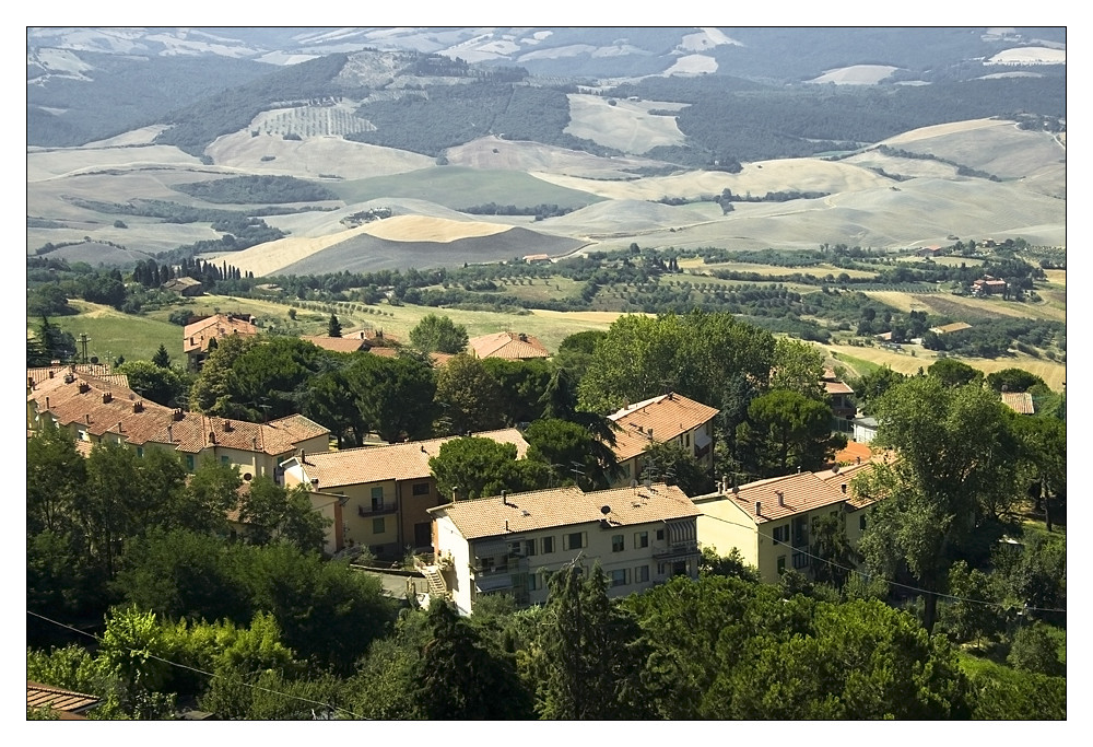 Blick auf die Toscana-Landschaft