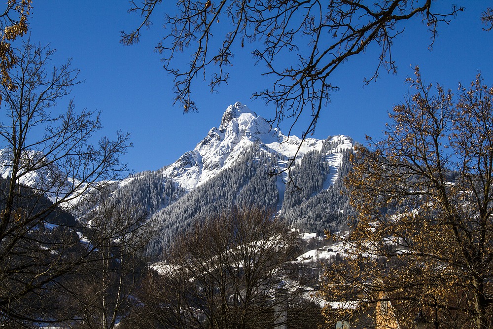 Blick auf die Tschaggunser Mittagsspitze