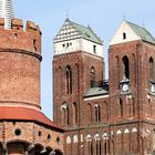 Blick auf die Türme der Marienkirche