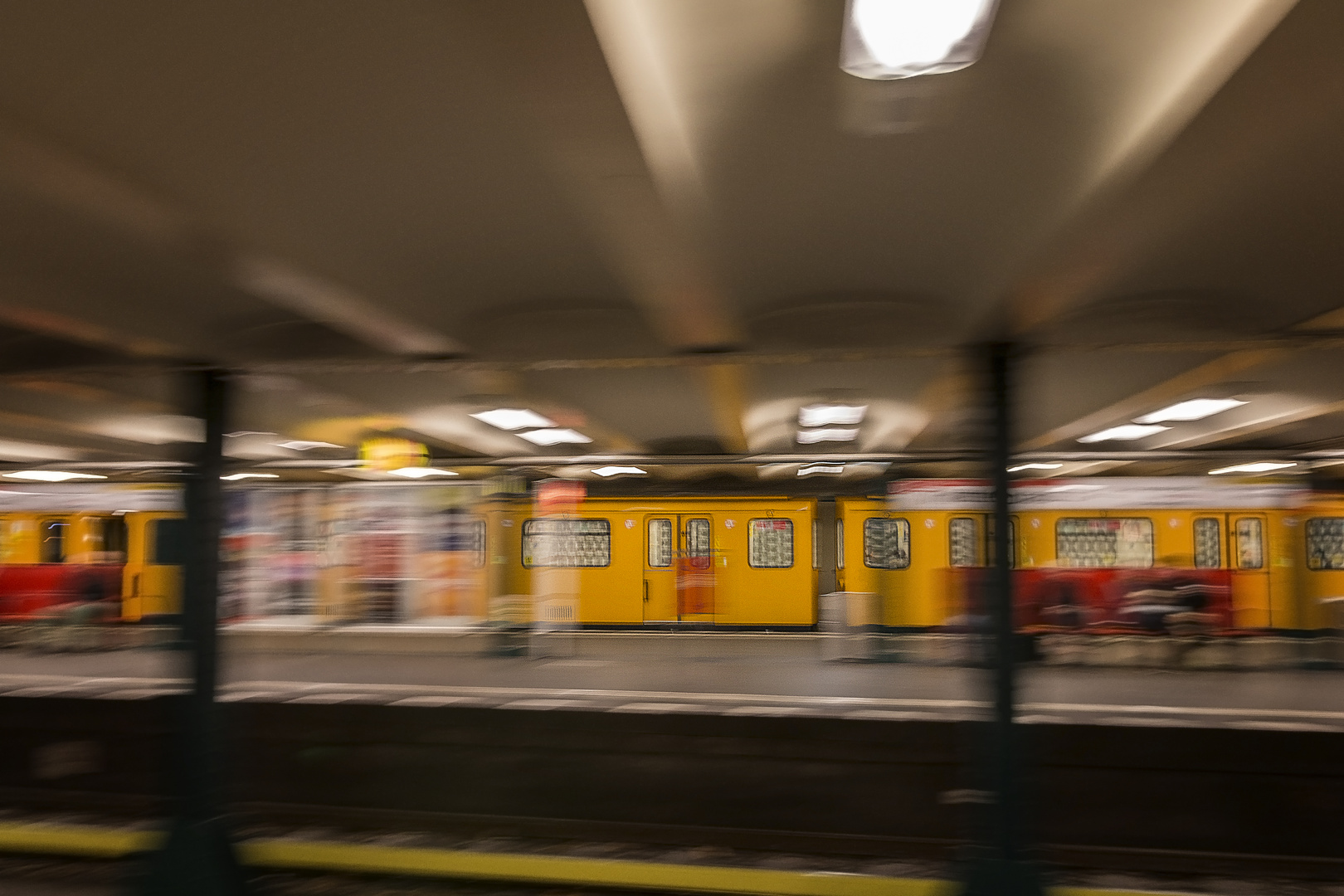 Blick auf die U-Bahn