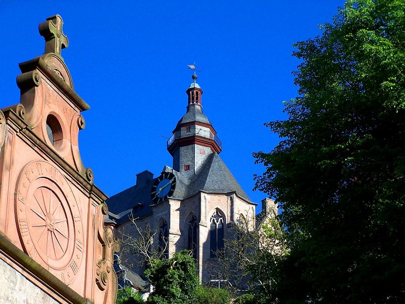 Blick auf die Uhr