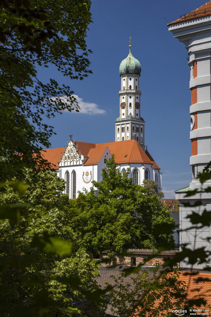 Blick auf die Ulrichsbasilika