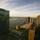 Blick auf die UN und den Hudson