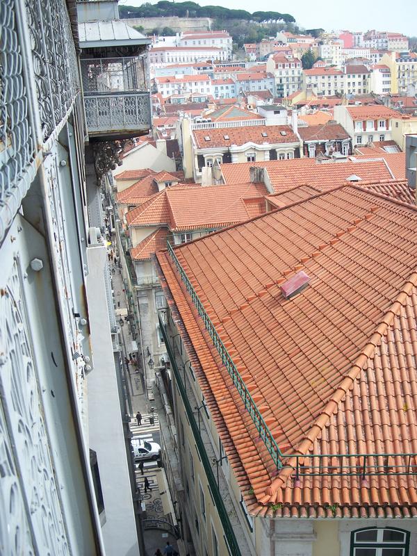 Blick auf die Unterstadt (vom Elevator)