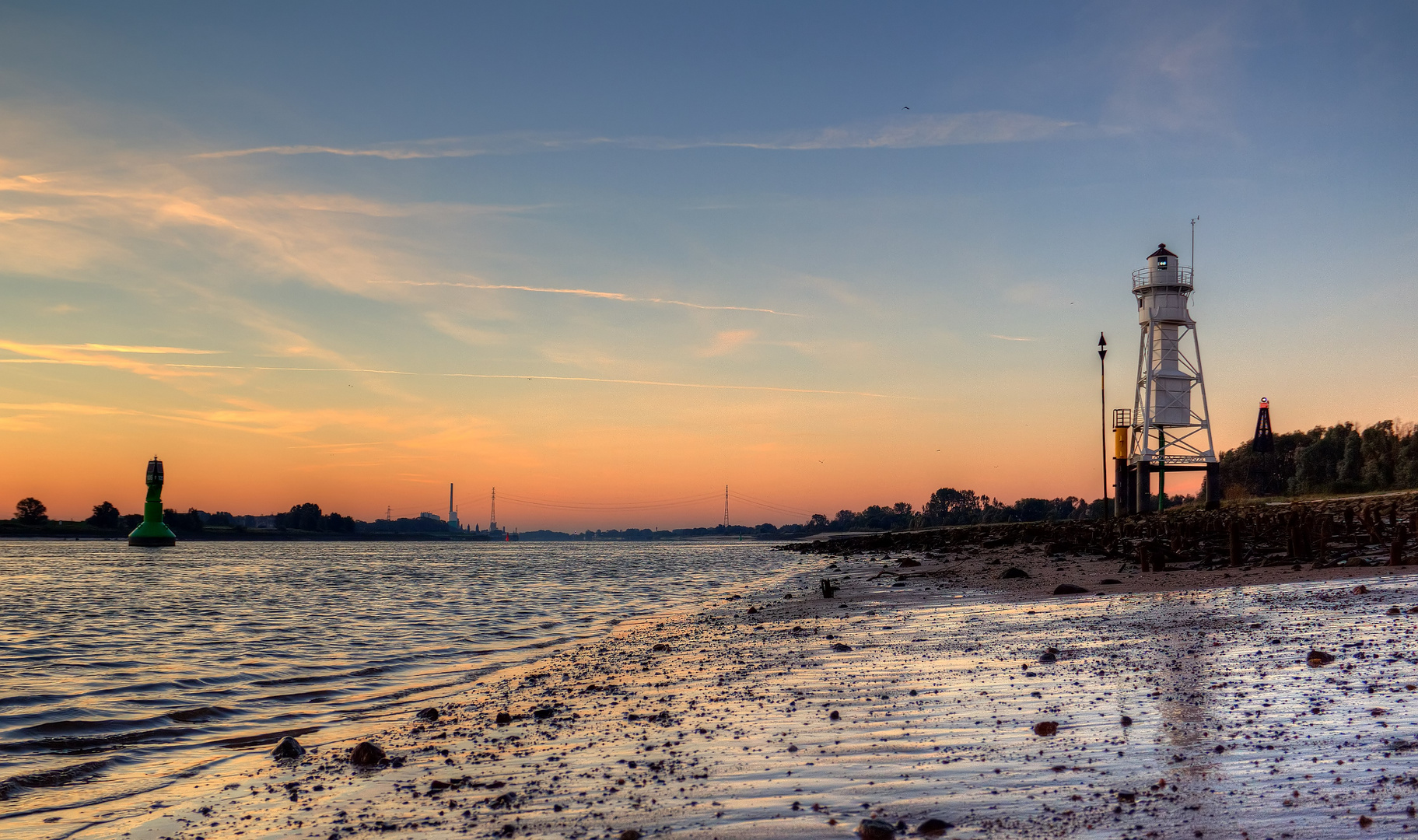 Blick auf die Unterweser