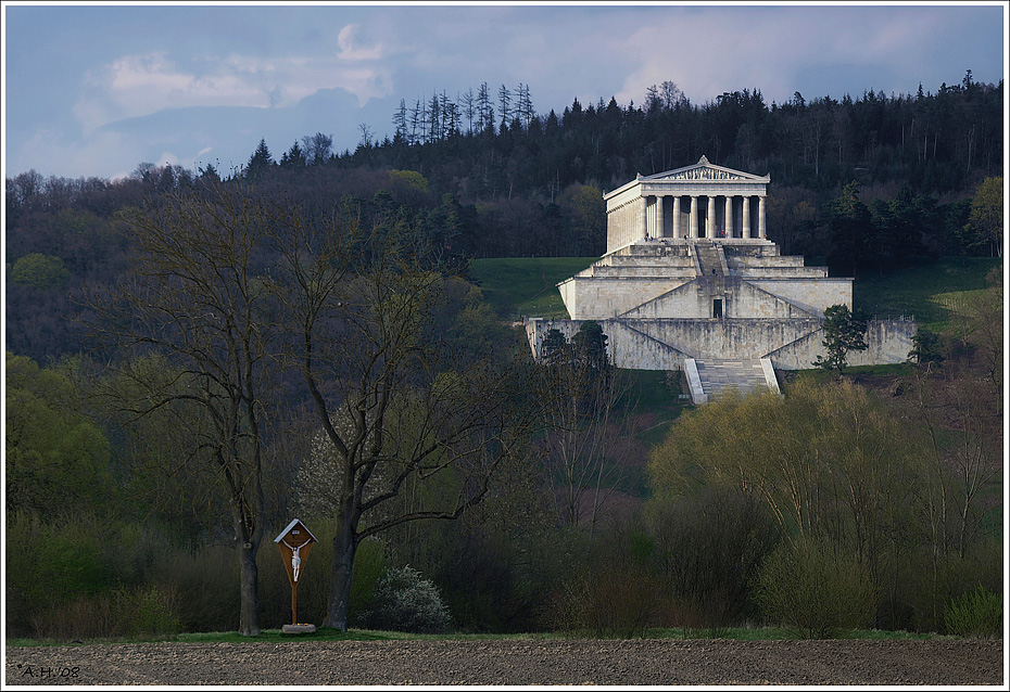 Blick auf die Walhalla