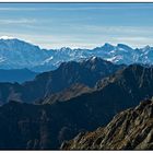 Blick auf die Walliser Alpen