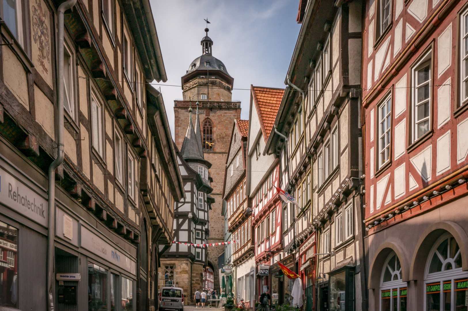 Blick auf die Walpurgiskirche - Alsfeld/Hessen