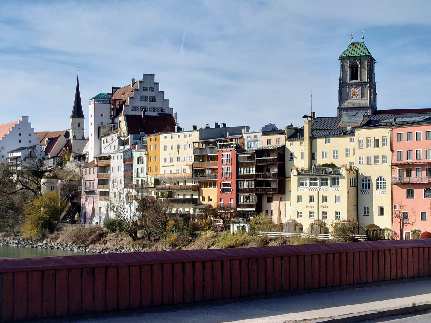 Blick auf die Wasserburger Altstadt 