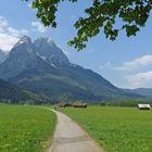 Blick auf die Waxensteine