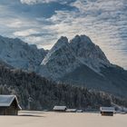 Blick auf die Waxensteine