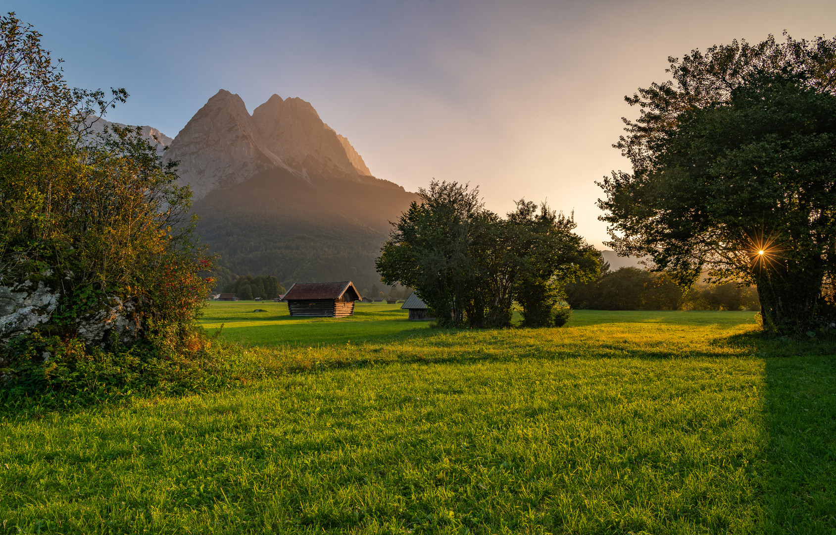 Blick auf die Waxensteine