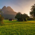 Blick auf die Waxensteine