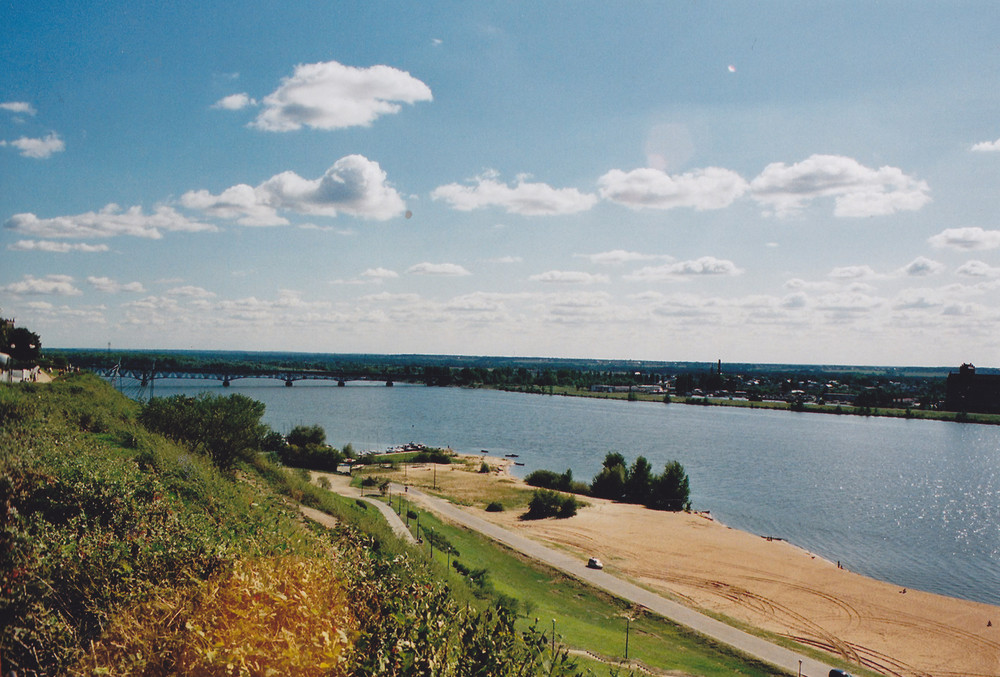 Blick auf die Weichsel von Plock aus