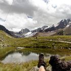 Blick auf die Weißkugel (3739 m)