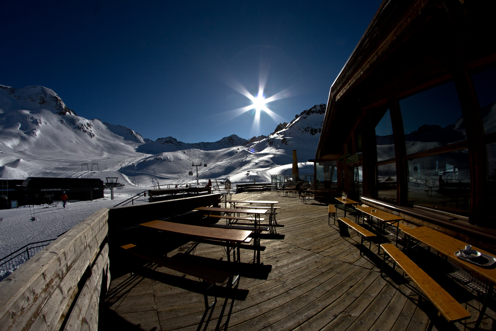 Blick auf die Weißseespitze